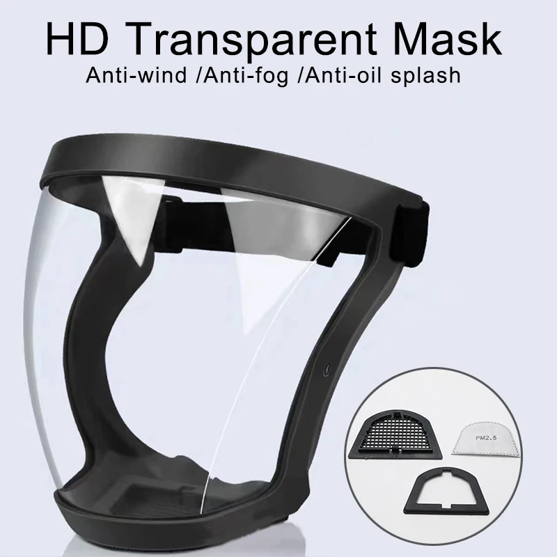 

Faceshield Eyeshield Dust Cover Transparent Moto Cycling Windproof Mask Full Face Dustproof Anti-wind Welding Safety Glasses