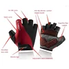 Summer Non Slip Wear-resistant Cycling Gloves Man Woman Road Bike Half Finger Bicycle Gloves MTB Sports Mountain Bike 4