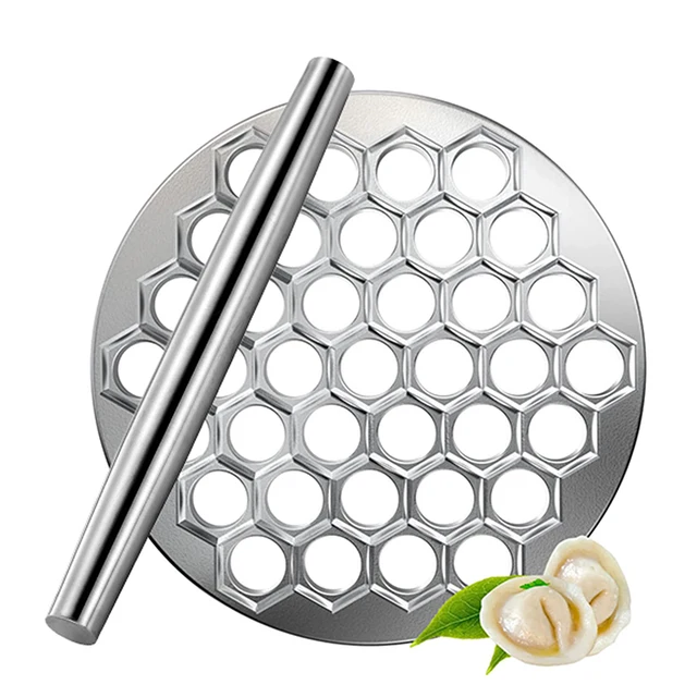 Moule A Ravioli DAZZLEEX Raviolis Pour Moule à 37 Trous - 250 X 20 Mm - Pelmeni Maker Ravioli Maker En Alliage D'aluminium Presse À Pâte Accessoires De Cuisine Pour La Maison