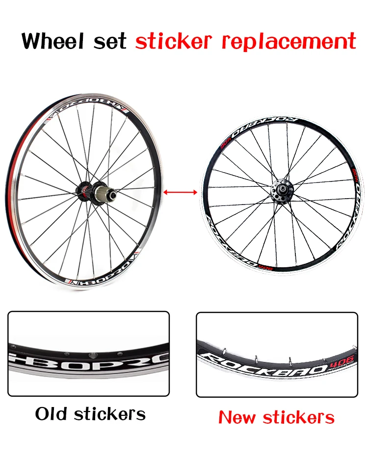 Description Picture 2 of item20inch Folding Bike Wheel Rims 451 406 Aluminum alloy RM30/RM60 100/135mm 2bearing Wheelset V brake 32H 7-10speed Bicycle wheels