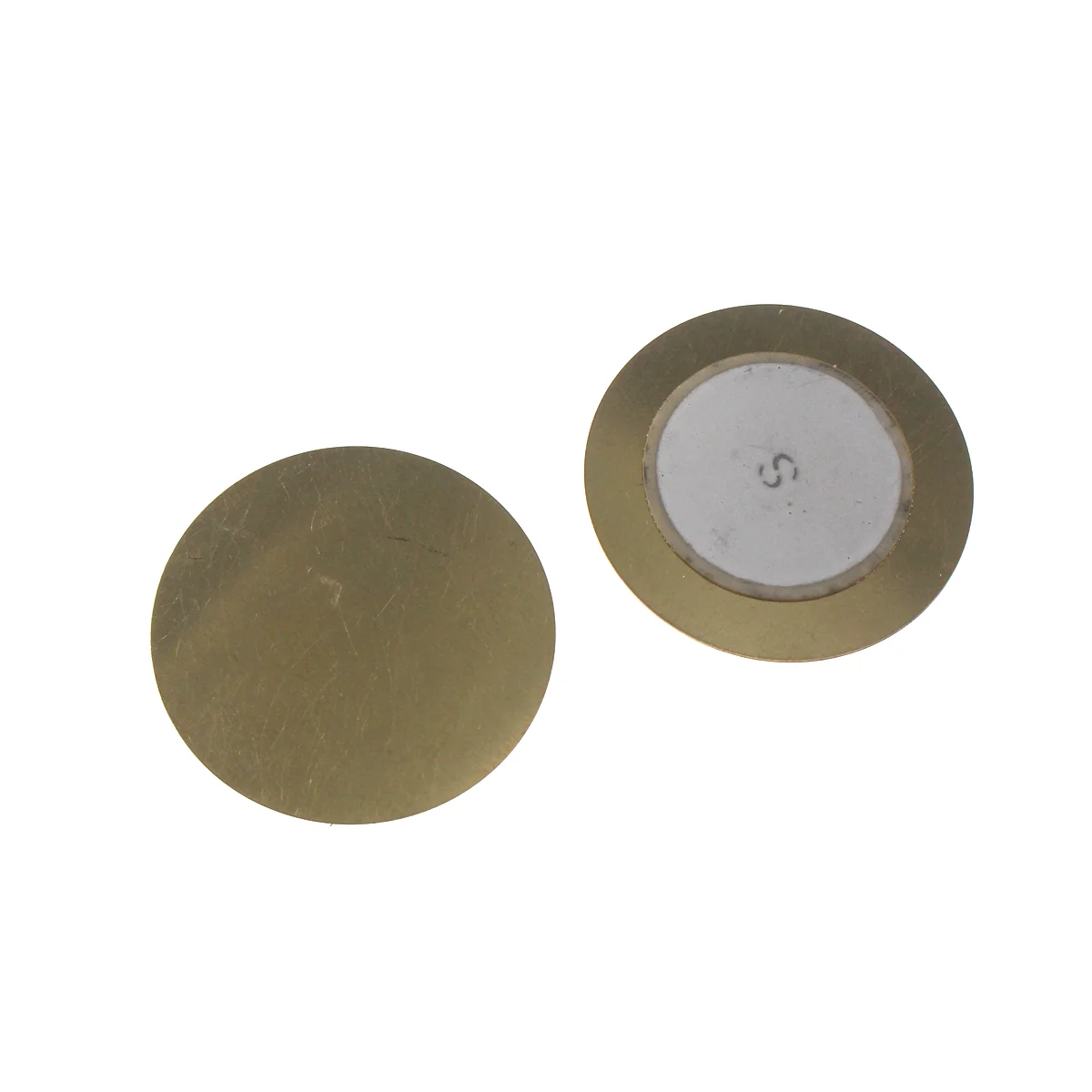20pcs Assorted Size Piezoelectric Buzzer Discs for Sound and Sensor Applications