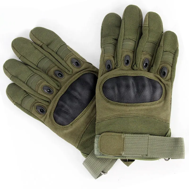Tactical Air Soft Russian Carbon Fiber Tactical Gloves Full Finger Touch Screen Outdoor Protection Tarkov Accessories Single Lea
