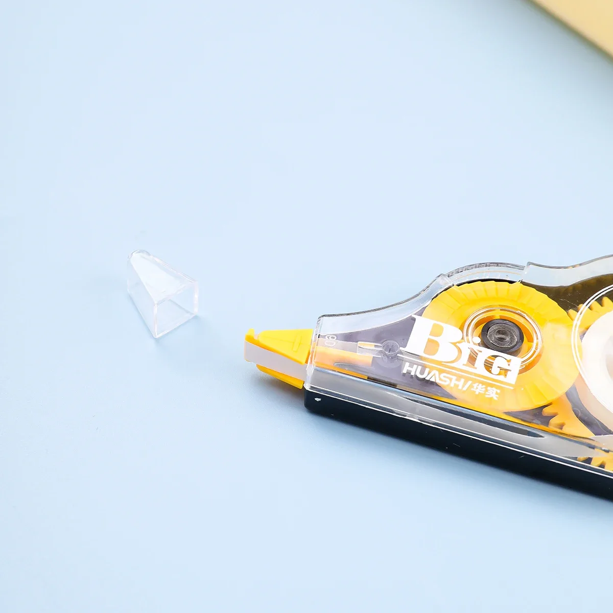 Correction Tape 3pcs White Mistake Out Film-Based Tape Transparent Dispenser 1/5 Inch X 16.4 Ft (5mmx5m)