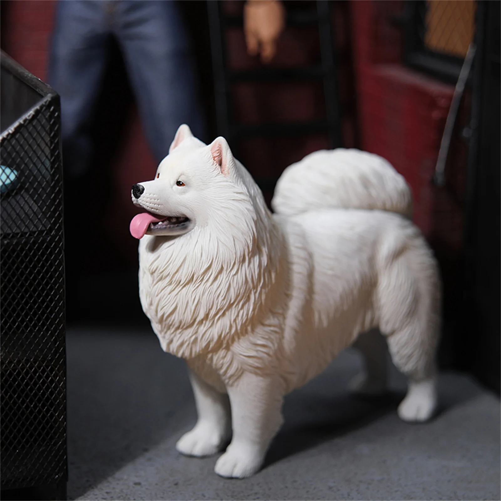 フィギュア　サモエド B 1/6 レジン製塗装済み完成品 Jxk-スタジオ1:6,サモエドのモデル,動物のコレクター,リアルな