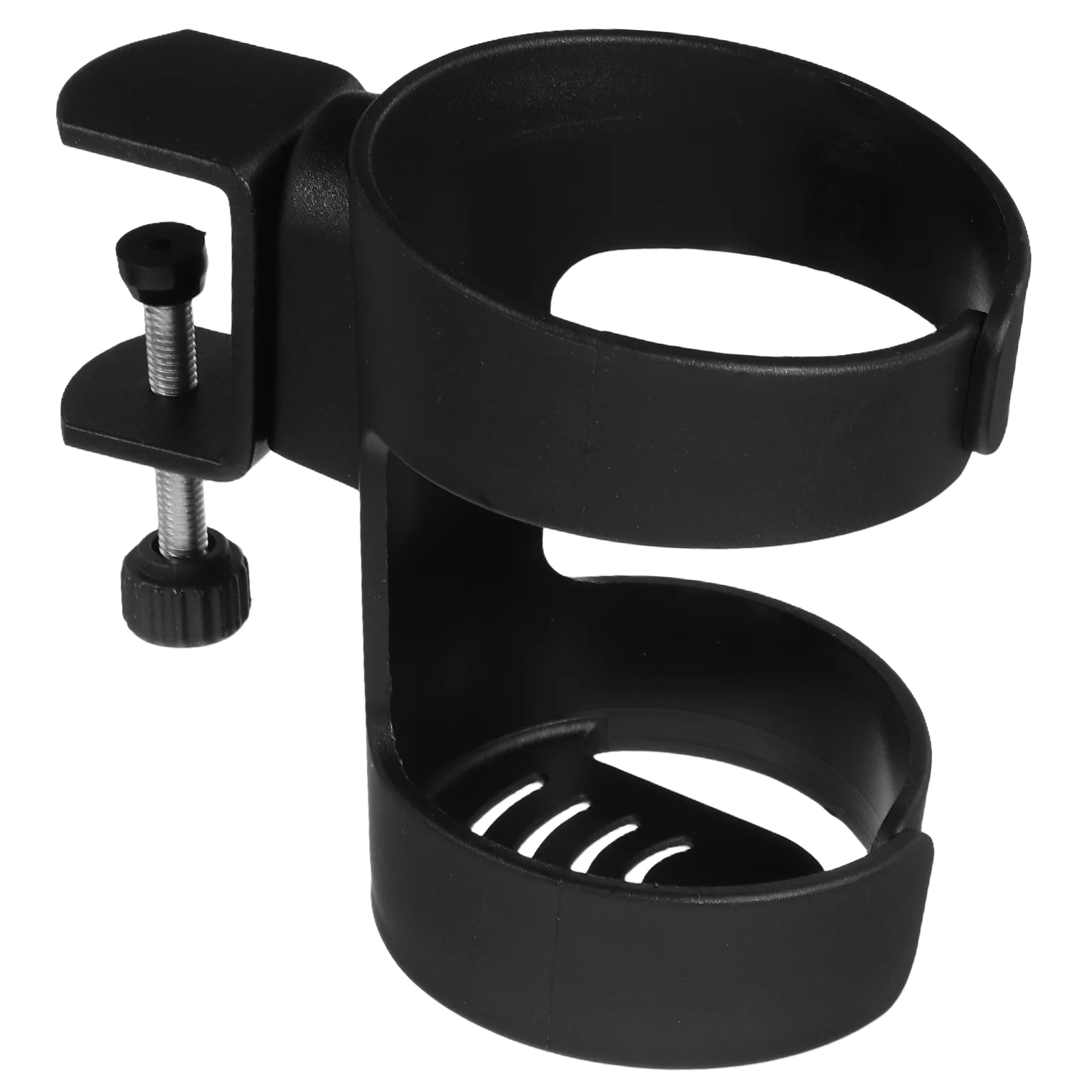 Deskside Water Cup Holder Clamp for on -saving Carbon Steel Armchair Drink Secure