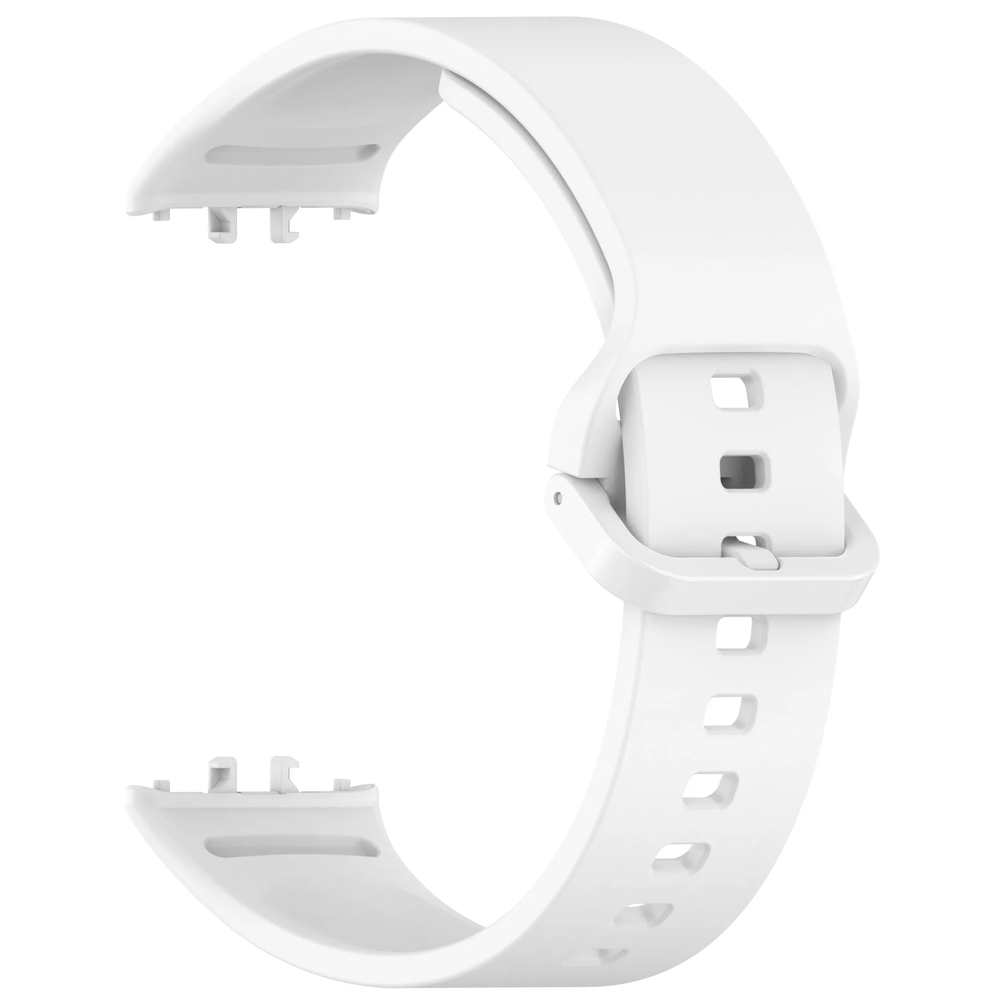Durable Silicone Sport Watchband - Single Color Adjustable Wristband Accessory