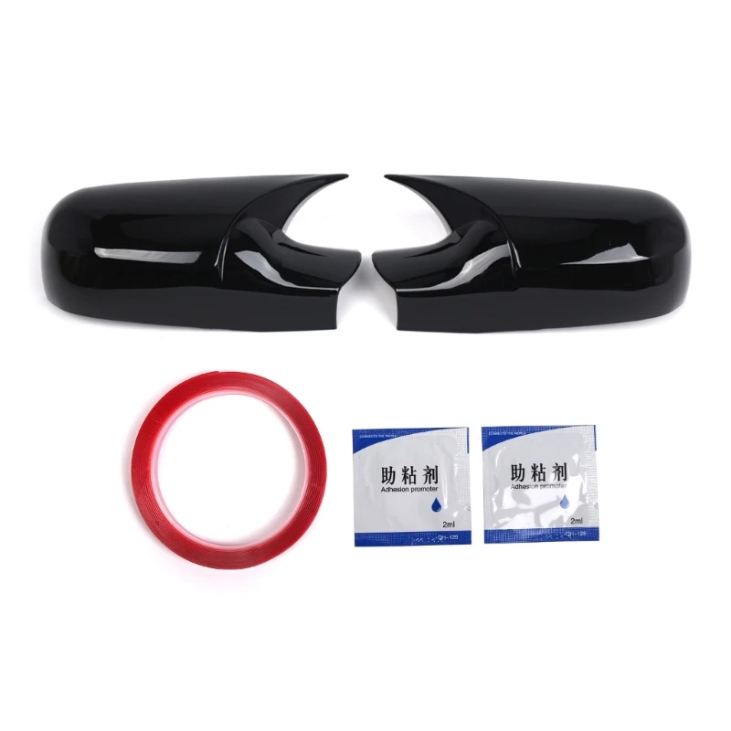 

Lightweight Glass Cover Wing Glass Caps Side Glass Cases Pair of Glass Casings Simple Installation for MK2 2003-2007