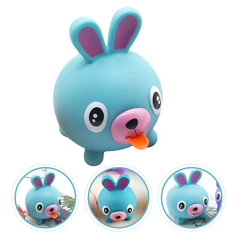 

Children's Toy Rabbit Reliever Decompression Squeeze Squeezing Kids Pvc Anxiety Toys Vent Plaything Baby Hamster