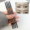 1.5mm Ultra Fine Double-Ended Eyebrow Pencil Waterproof Sweat-proof Long Lasting Eyebrow Pen Professional Eye Makeup for Women 3