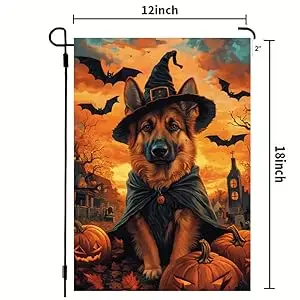 halloween garden flags for outside 12x18