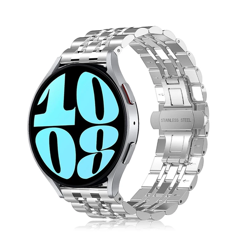 

For Samsung Galaxy Watch 4 5 6 40mm 44mm Metal Strap Bracelet For Galaxy Watch 6 4 Classic 43mm 47mm 46mm 42mm Watch 5 Pro Band