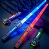 Retractable Lightsaber Laser Sword Rave Flashing Cosplay Weapon Light Stick FX FOC Blaster Battle Toy for Children 2