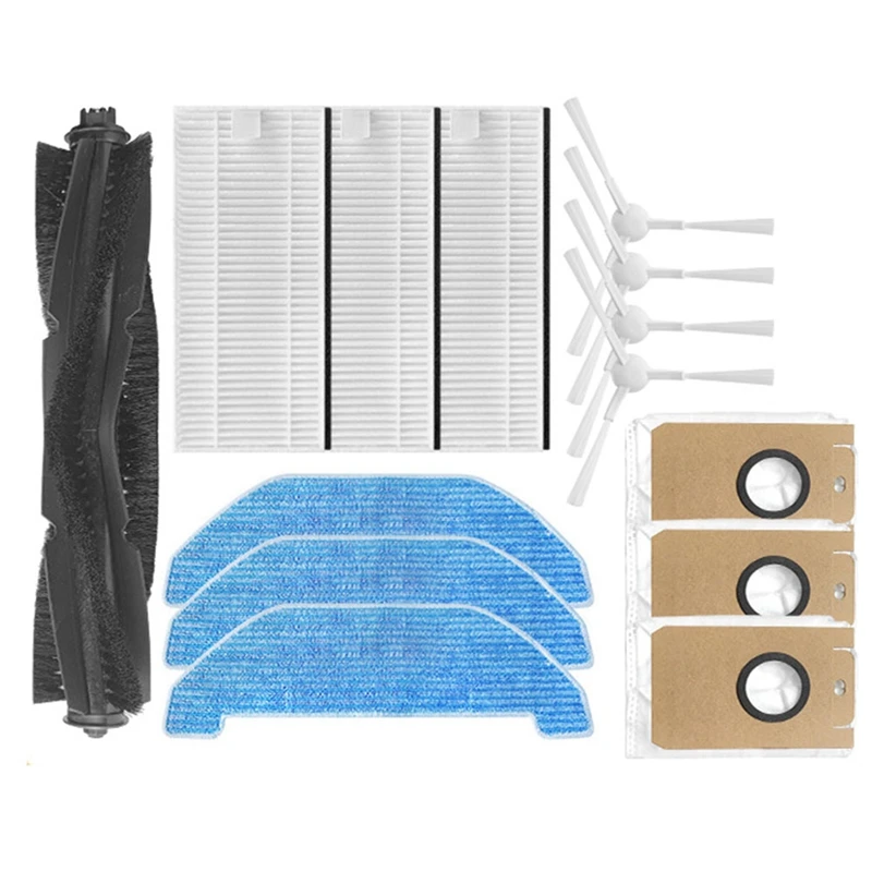 

Roller Brush, Side Brush, Filter Mop Cloth And Dust Bag Replacement Accessories For Neabot Q11 Robot Vacuum Cleaner