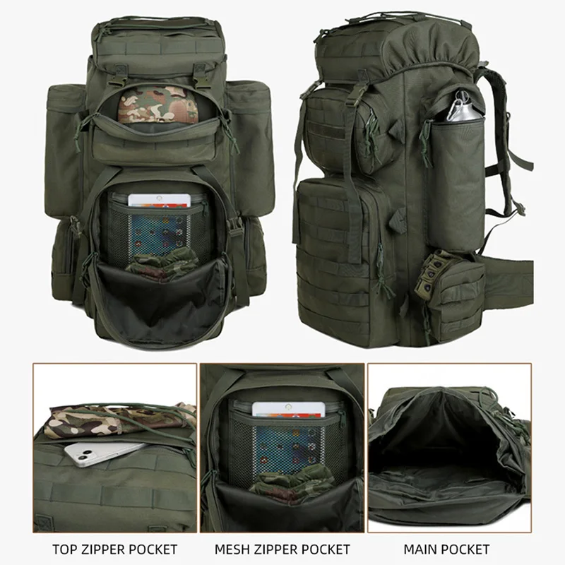 Large Tactical Hiking Backpack 2