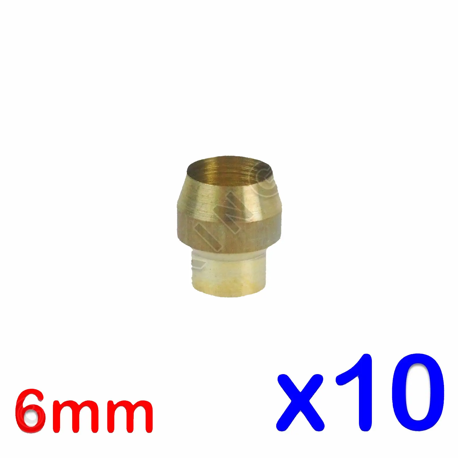

SHORT FLAT INJECTOR OLIVES PACK OF 10 FOR 6mm GAS PIPE NAT LPG SIT 0.957.015