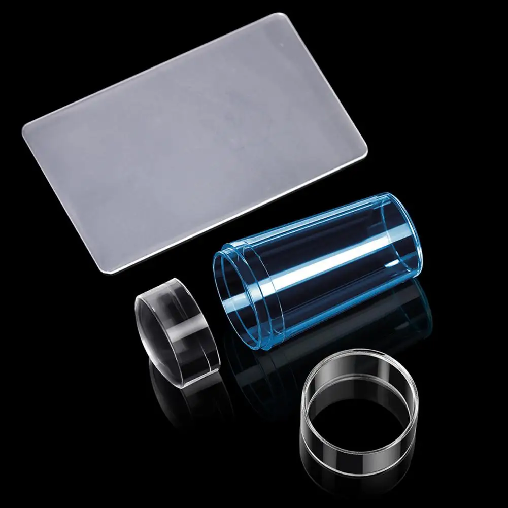 1 Set Practical Nail Art Stamper High Durability Compact Size Nail Art Stamp Print Stamping Stamper