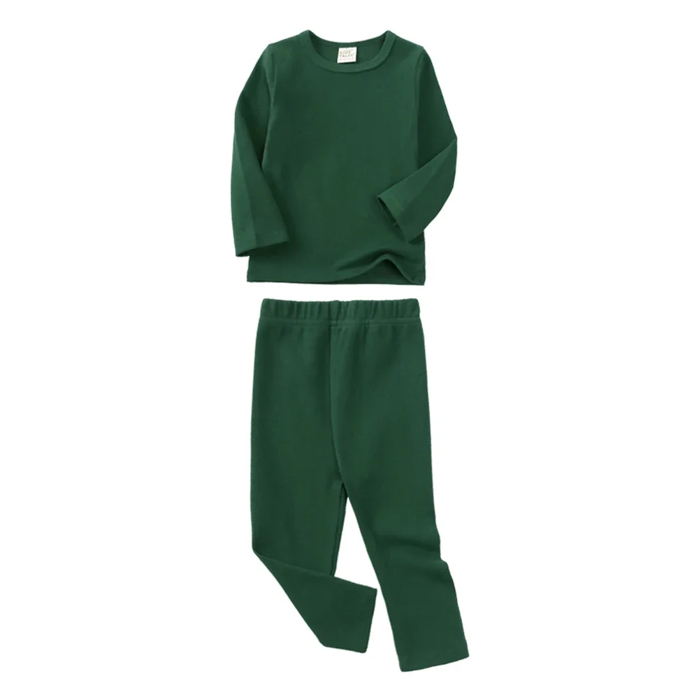Children's Cotton Pajama Set – Warm Long Sleeve Sleepwear