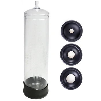 Cylinder Accessories Replacement for Penis Pump Adult Sex Toys for Men Plastic Bottle for Dick Enlarger Delay Lasting Trainer 3