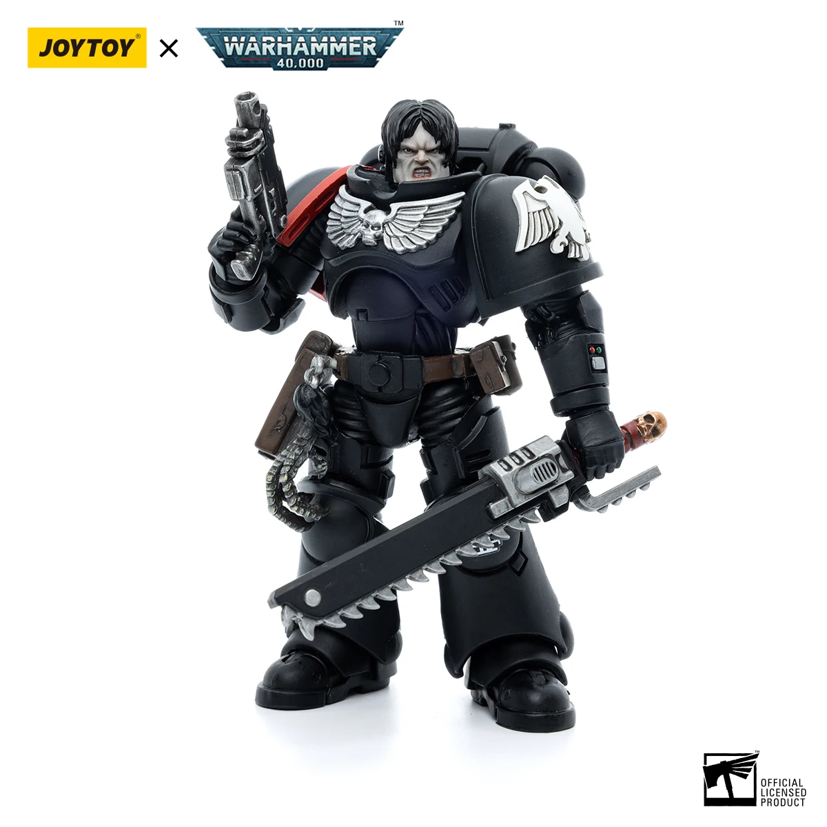 Joytoy 1/18 Action Figure Warhammer 40K Raven Guard Intercessors Brother Colvane Anime Modello Militare Spedizione Gratuita