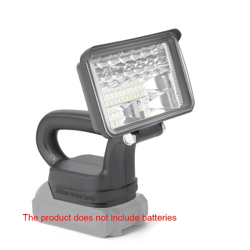 Handle LED Working Lights Portable Outdoor Emergency Lights Lamps Flashlights Torch For Makita Lomvum ZhiPu HongSong 18V Battery