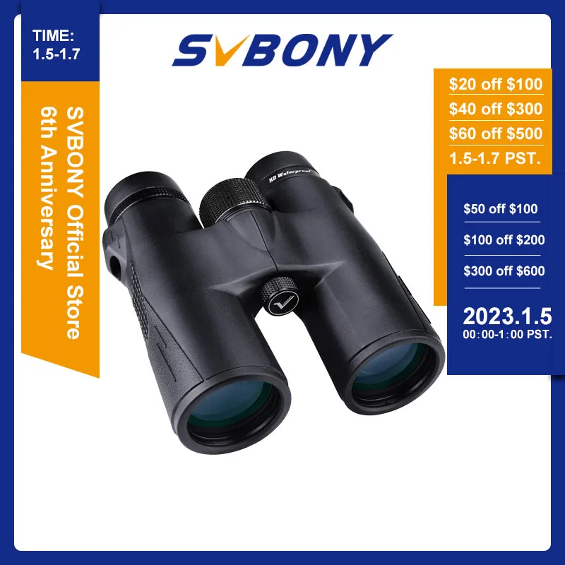 Svbony Sv47 Powerful Binoculars 8x32/8x42/10x42 Professional Telescope ...