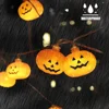 1.5M/3M LED Pumpkin Light String Christmas Decoration Battery Operated DIY Fairy Lamp Festoon New Year 2024 Happy Party Lights 5