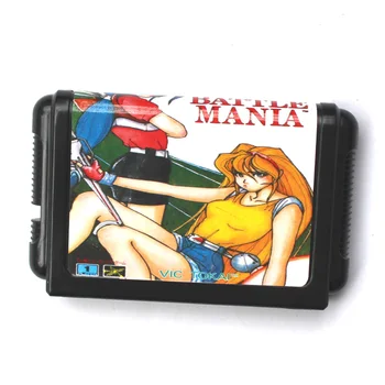 Carta da gioco MD Battle Mania a 16 bit per console Sega MegaDrive Genesis a 16 bit