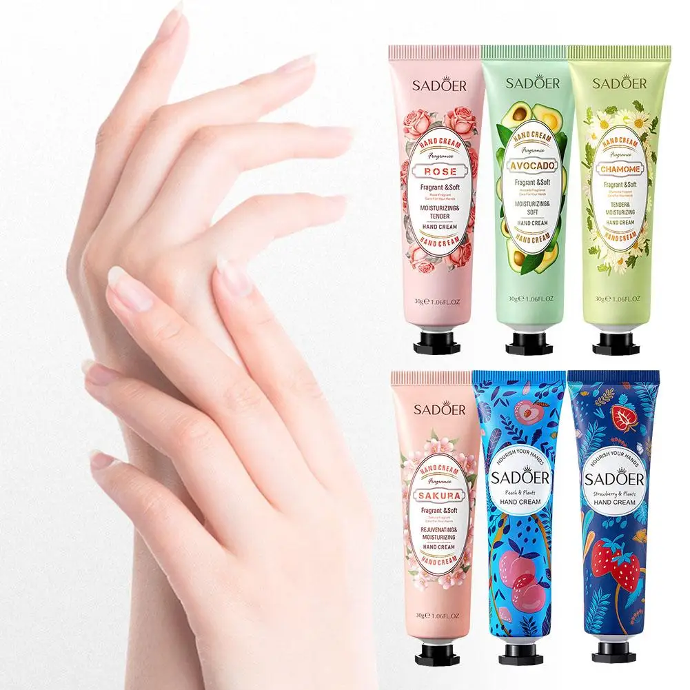 

Hand Cream Moisturizer Perfumes Natural Plant Essence Lotion Moisturizing Skin 30ml Products Care Hand Care Hand Hands Hand F4F5