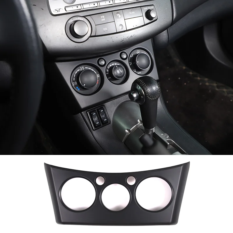 

For Mitsubishi Eclipse 2006-2011 ABS Car Air Conditioning Adjustment Frame Cover Trims Sticker Car Accessories