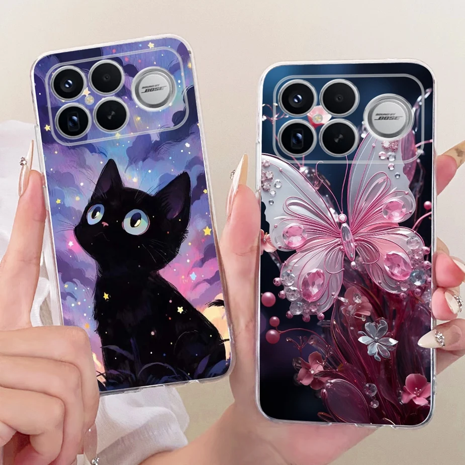 Cute Cat Fashion Painted Soft Silicone Case