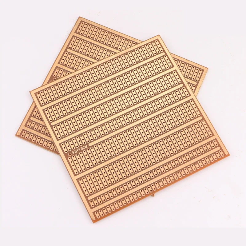 DIY Circuit Board 9.5*9.5CM Single Sided Bakelite 2-5 Connecting Holes 1.5 Thick 2.54 Spacing Universal Board PCB 5/10PCS