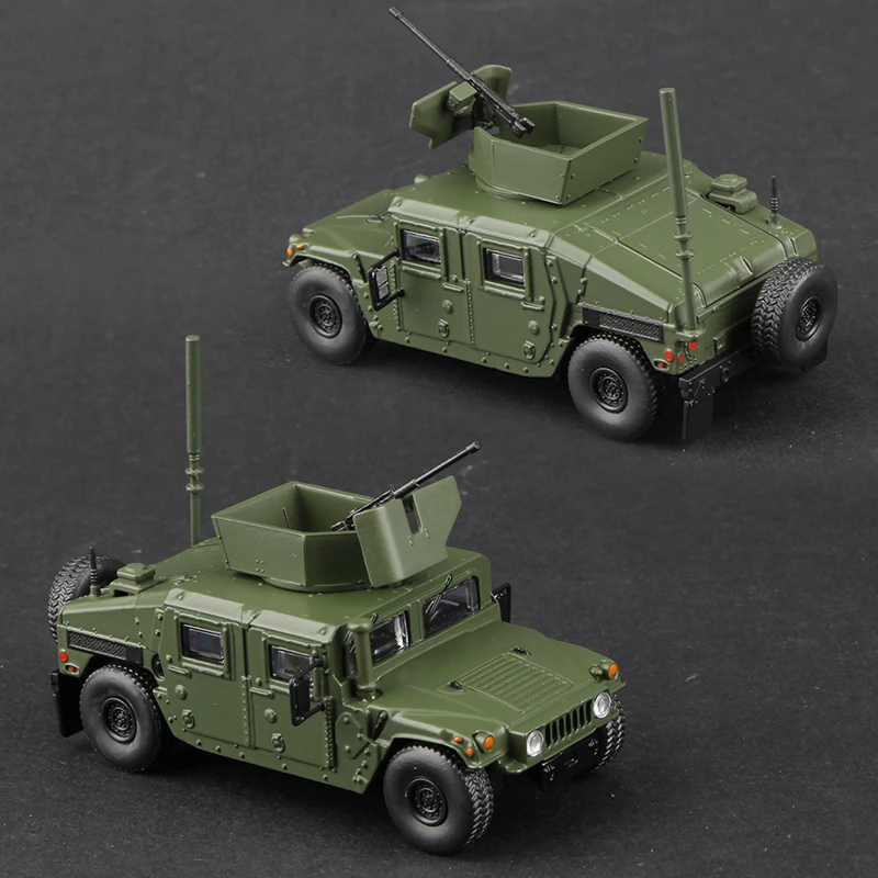 Massdi 1:64 Tiger Gaz Armored Vehicle Car Model M1151 Off Road Antitank Alloy Miniature Diecast Vehicles Toy Collection 
