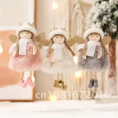 

2021 Collection of Newest Christmas Angel Dolls Xmas Tree Ornaments Home Decor Christmas Decorations New Year 2022 Gifts Navidad