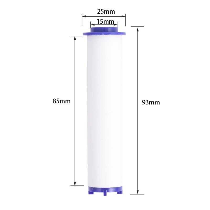 Shower Head Filter 50PCS Shower Head Filter Replacement Remove Chlorine/Fluoride/Hard Water Bathroom Accessories
