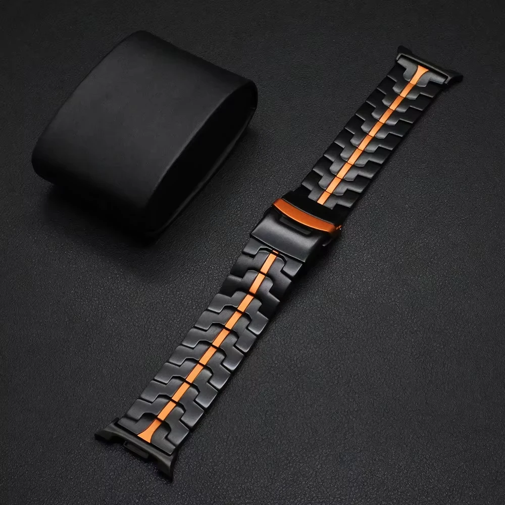 حزام تيتانيوم فاخر لساعة سامسونج جالاكسي 8 كلاسيكي...