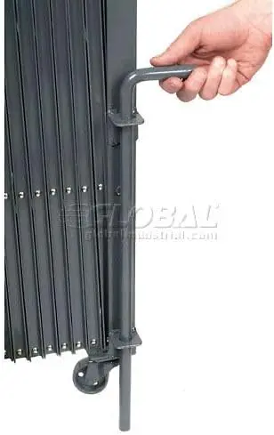 8'W Double Folding Security Gate, 6-1/2'H 3