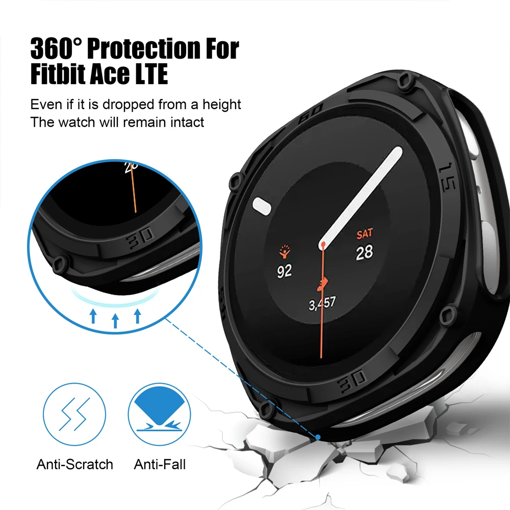 Durable Protective Bezel Cover with Hard PC Bumper