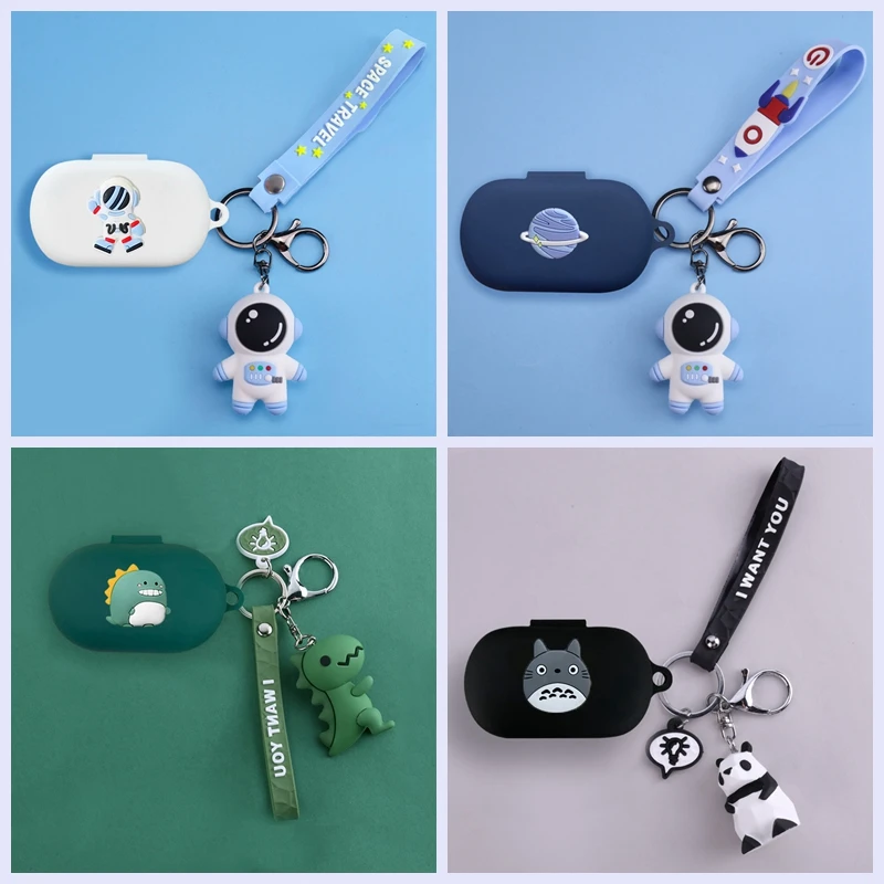 For Skullcandy Dime Cases Cartoon Dinosaur /cute Panda Earphones