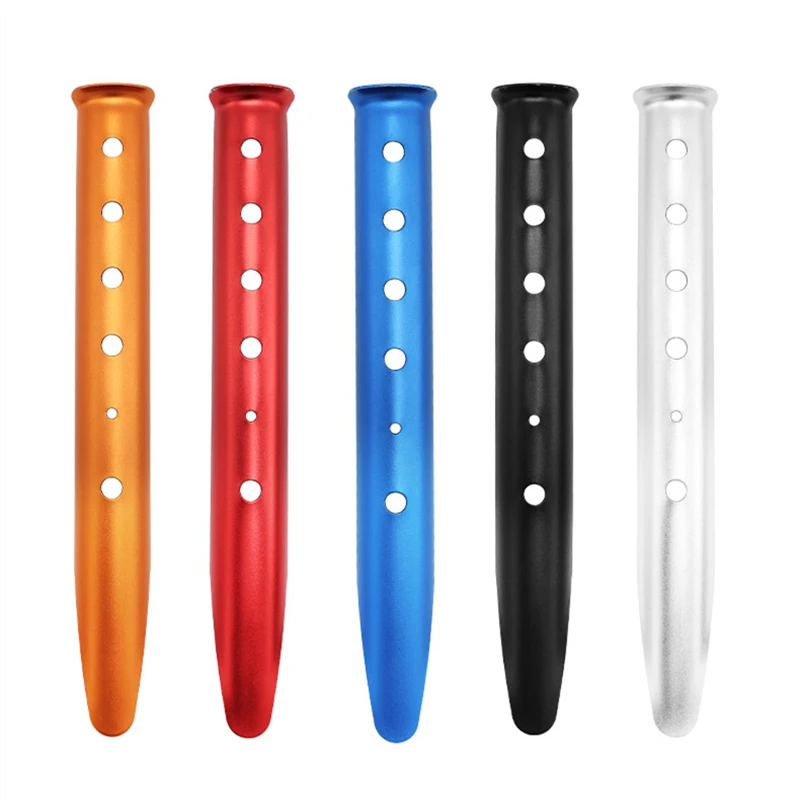 

10pcs 31cm Fastener Nail U-Shaped Snow Nails Aluminum Alloy Nails Pegs Beach Sand Ground Stakes Camping Tent Accessories
