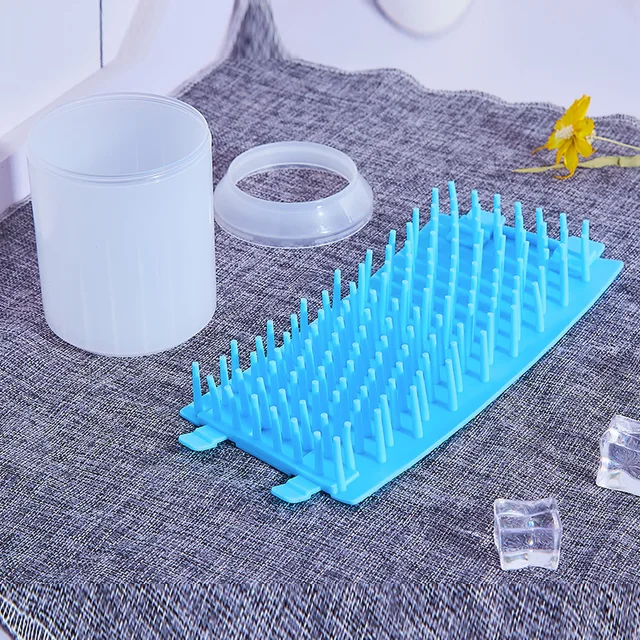 Dog Paw Cleaner Cup Soft Silicone Combs Portable Outdoor Pet Foot Washer Paw Clean Brush Quickly Wash Foot Cleaning Bucket 3