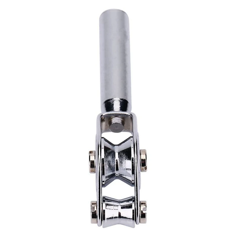 

2X 5Mm Fishing Rod Tip Stainless Steel Roller Rod Tip Guide Fishing Trolling Tackle For Sea Boat Fishing Trolling
