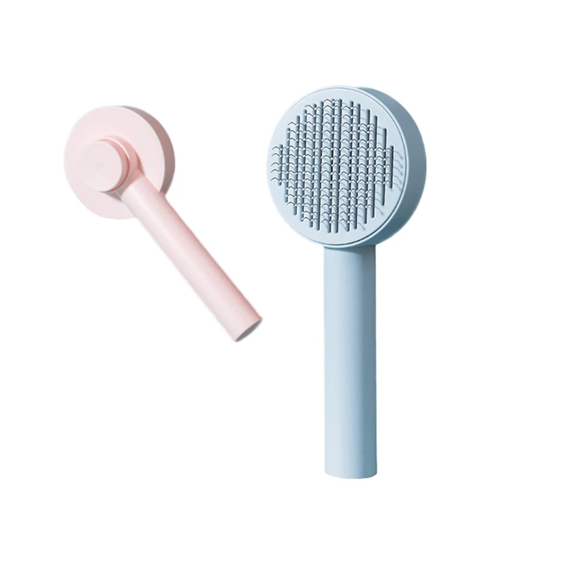 

Pet Hair Removal Comb Dog Hair Brush Cat Grooming Comb Self Cleaning Slicker Brush Pet Grooming and Care Tool Cat Accessories