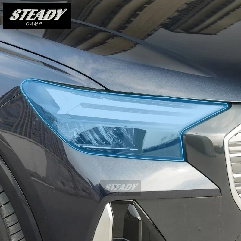 

Для Audi Q4 E-tron 2022-2023 Автомобильная внешняя фара ТПУ PPF защитная пленка аксессуары для ремонта от царапин