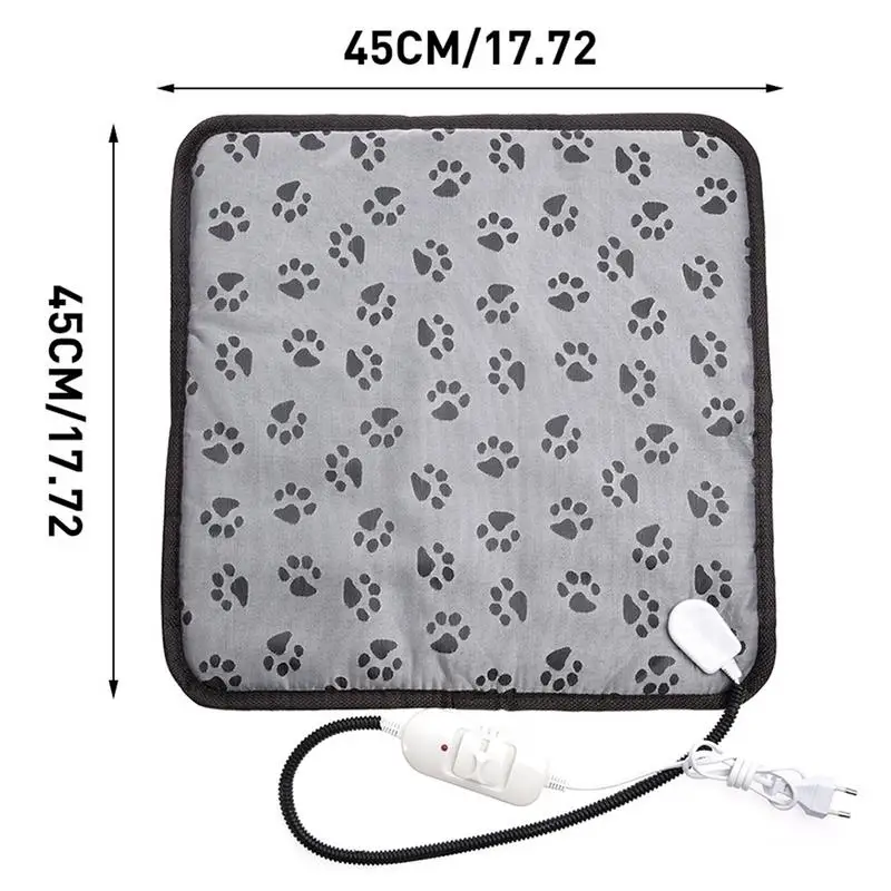 Pet Electric Blanket Winter Warming Pad Cat Dog Heated Nest Waterproof Warmer Power-Off Protection Bite-Resistant Wire pet blanket pet heated mat