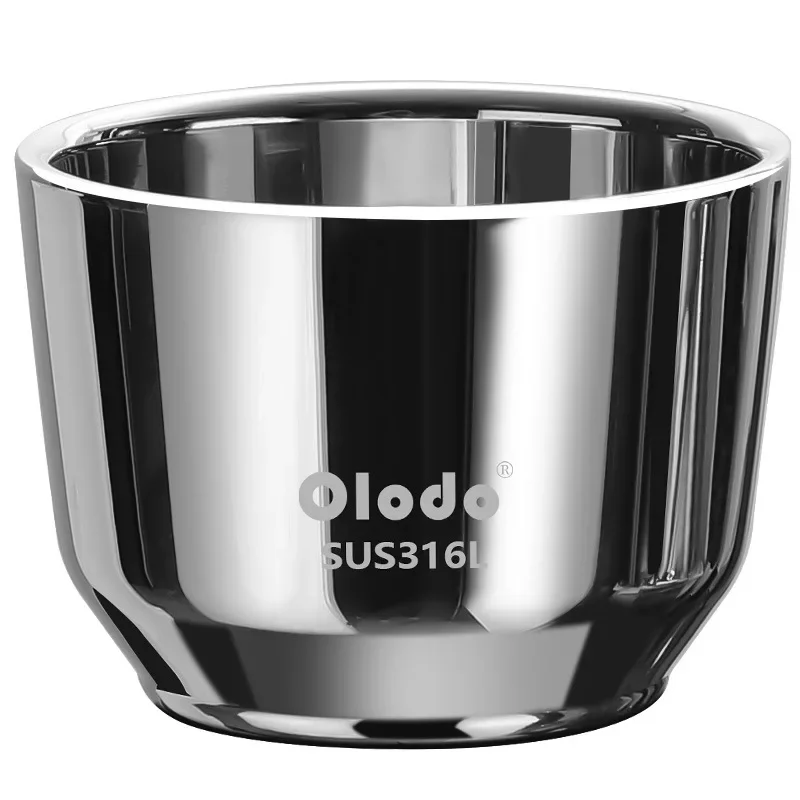 316 Stainless Steel Wine Cup Household Liquor Special High Appearance Level Small Beer Cup Outdoor Thickening Fall Proof Teacup