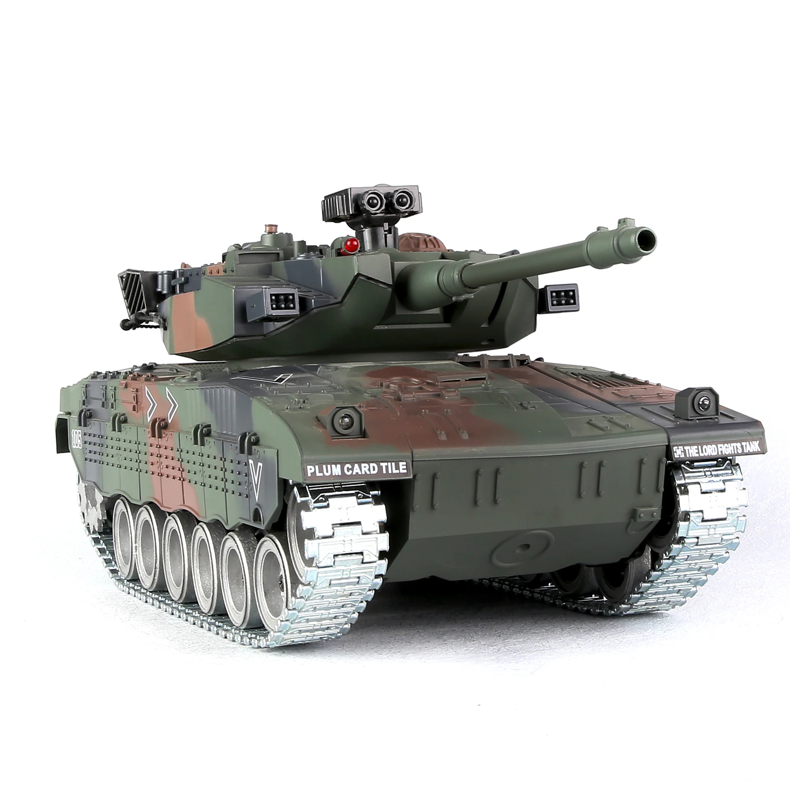 Coolbank 리모컨 탱크, 1/18 이스라엘 merkava 전투 RC 탱크, 에어소프트 RC 육군 군용 차량 장난감, 2.4Ghz