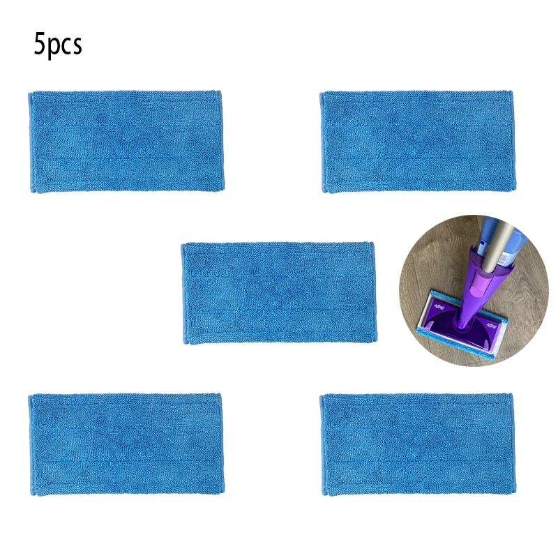 5pcs Steam Cleaner Mop Pad Cloths Quality Microfiber Accessories For Swiffer WetJet Steam Cleaner Parts