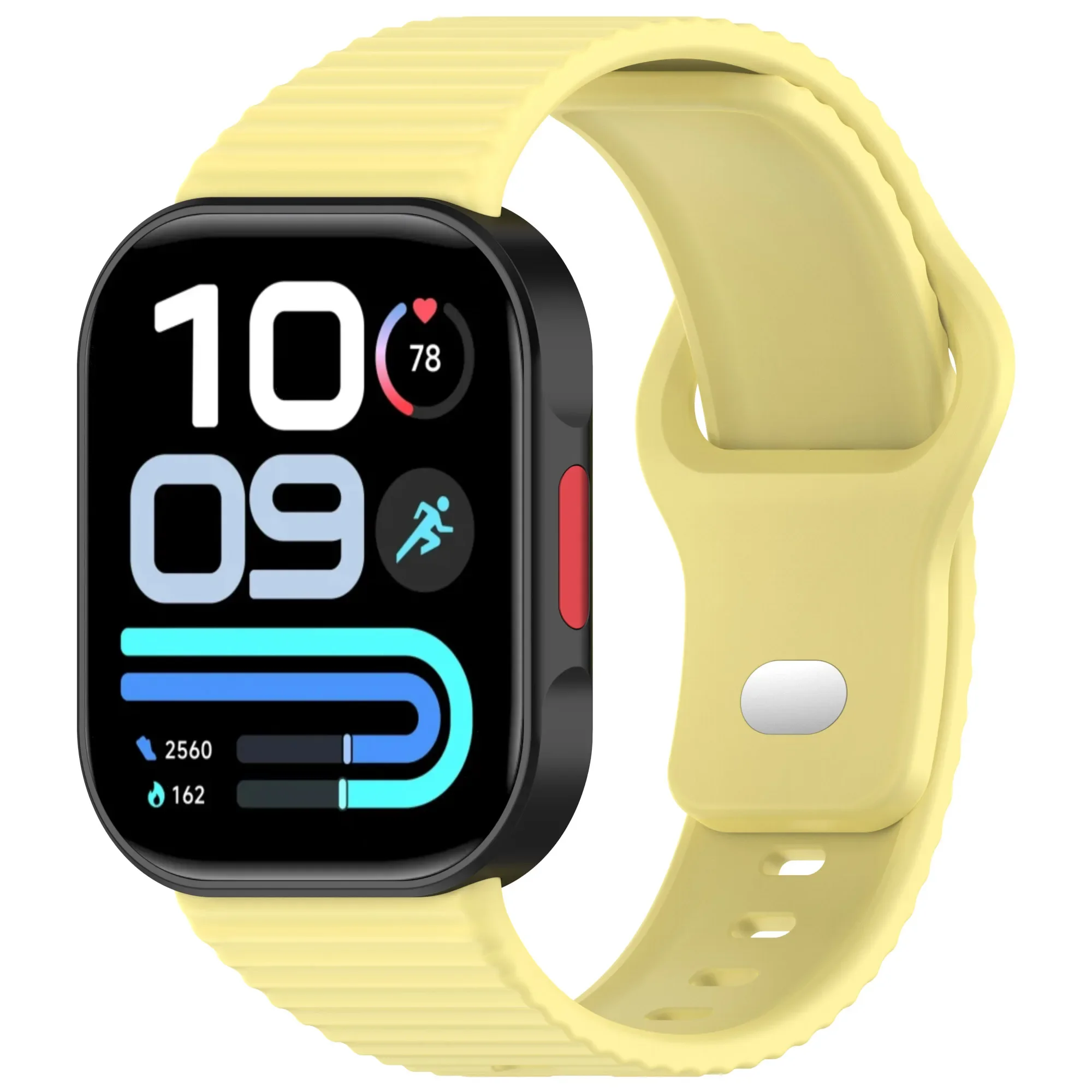 Premium Silicone Sport Strap - Comfortable Bracelet Band for Smartwatches