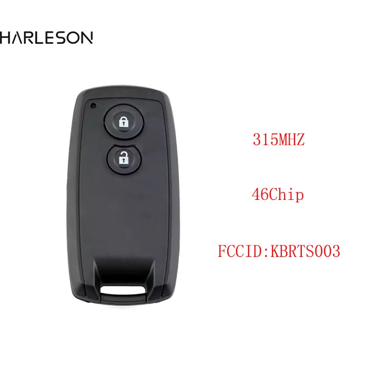 keyless entry Smart Card remote Key 2 BUTTONS 315MHZ WITH ID46 chip for Suzuki Swift SX4 Grand Vitara Uncut HU133 blade KBRTS003 12v universal automatic keyless entry system car start and stop buttons keychain kit central door lock with remote control