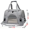 Portable Mesh Shoulder Bag Outgoing Pets Carrier Bags Travel Pets Bags Outdoors foldable breathable transparent cat dog bag 5
